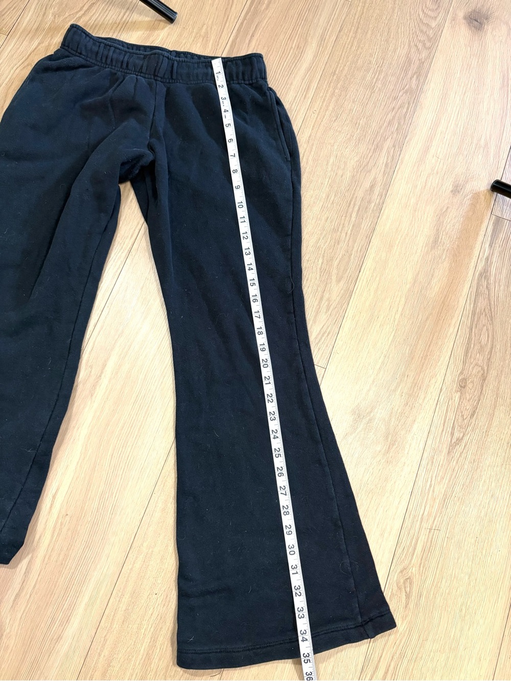 Wild Fable Womens XS Black Fleece Wide Leg Flare Sweatpants Pull On - Picture 11 of 12